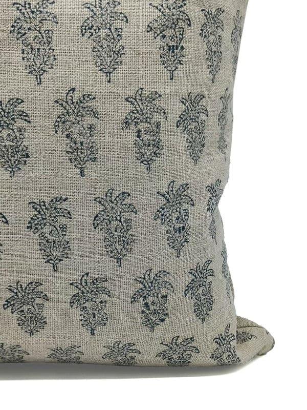 Boho pillow cover hand printed decorative pillow for couch