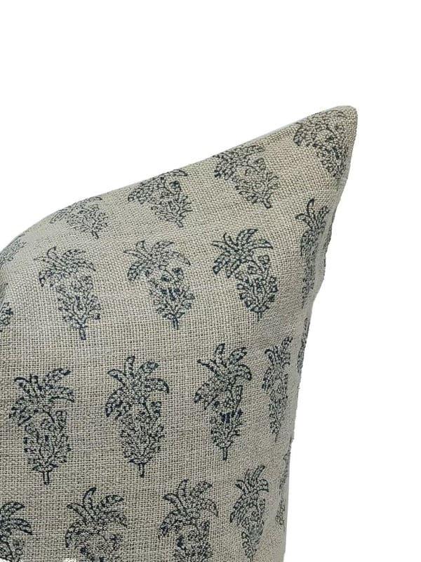 Custom pillow cover hand printed decorative couch pillow