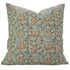 Fab Divine handblock print pillow cover in 6 Kamal design, fully displayed for home décor styling