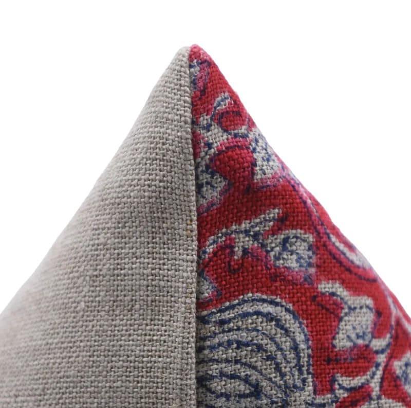 Handmade Heavy Linen Cushion Cover - 6 Kamal