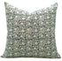 Decorative pillow with a floral pattern