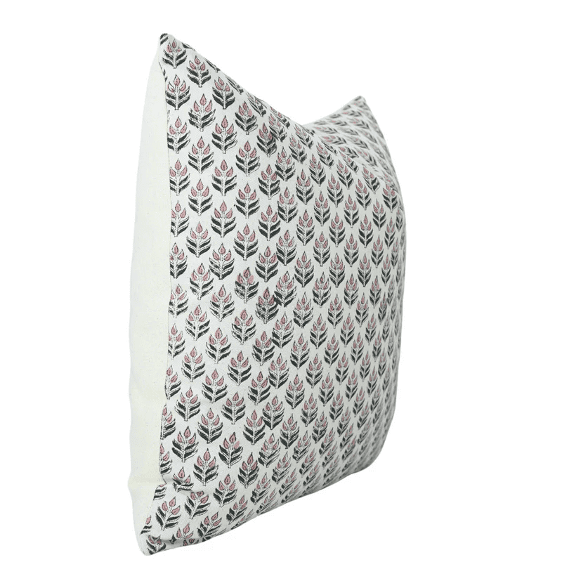 Natural linen pillow cover with zipper