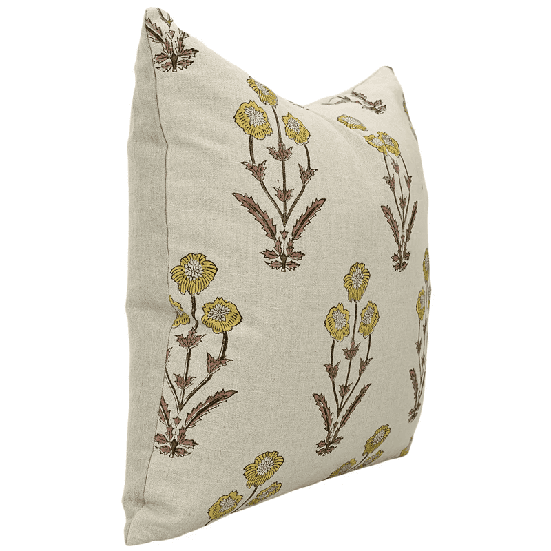 Vintage blockprint cushion cover