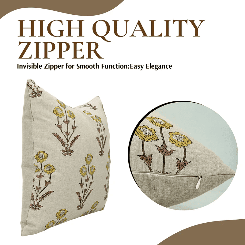 Boho farmhouse pillow cover