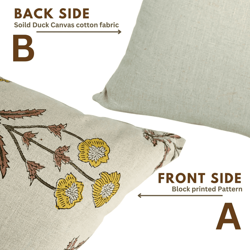 Zipper closure throw pillow cover