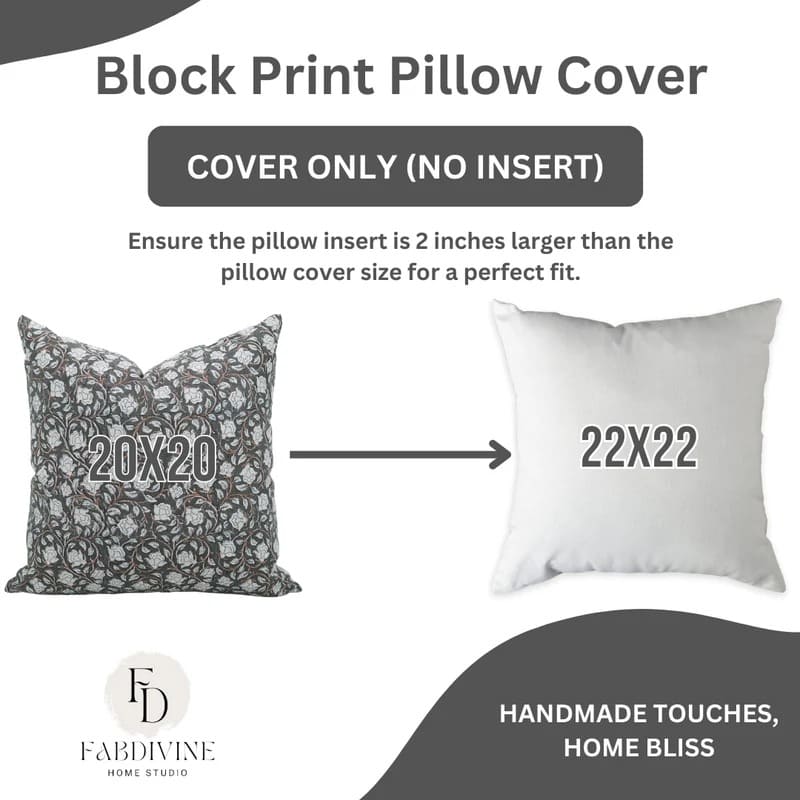 Minimal linen cushion cover