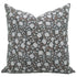 Rustic block print pillow cover
