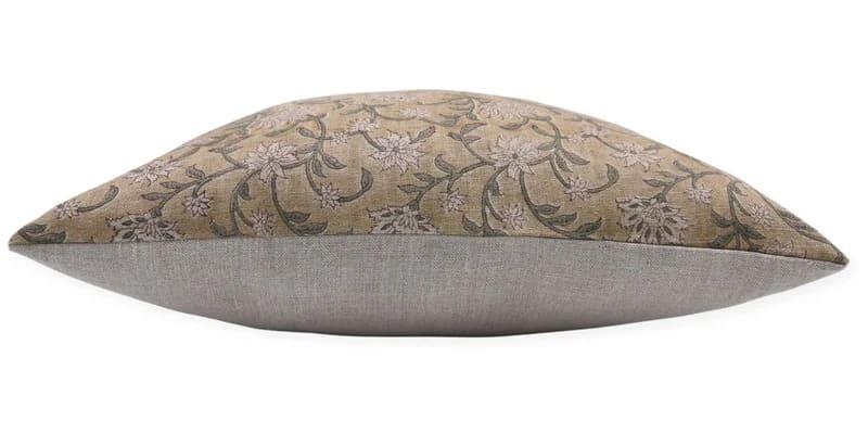 Handmade Art Linen Cushion Cover - Aradhana