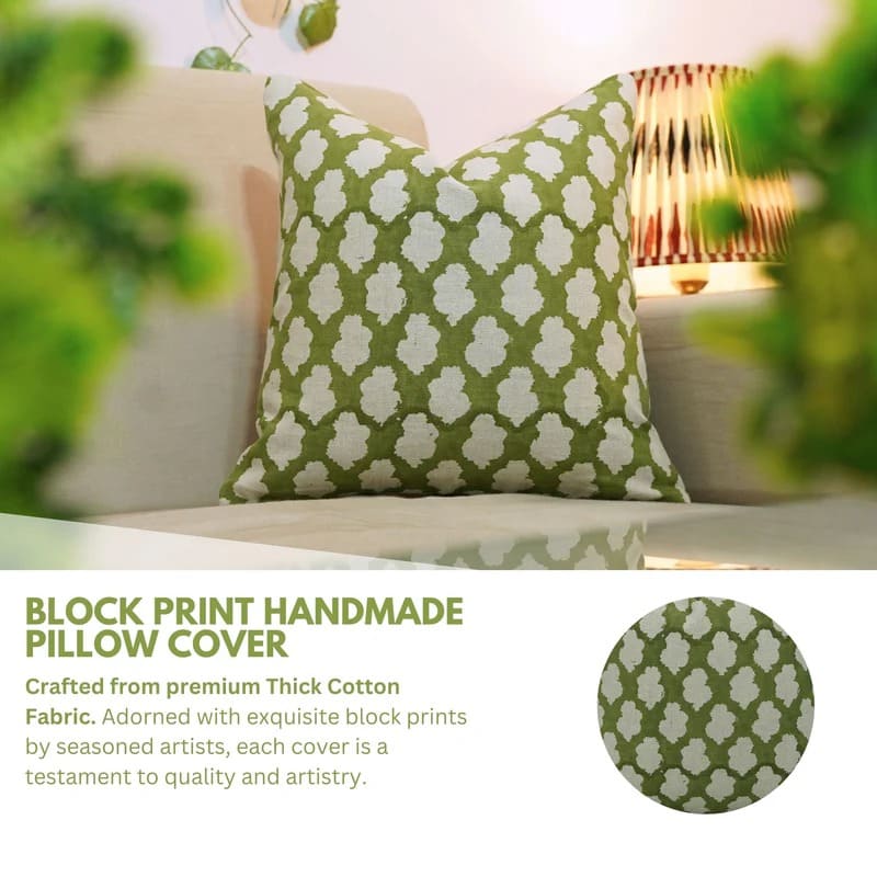 Floral boho throw pillow cover