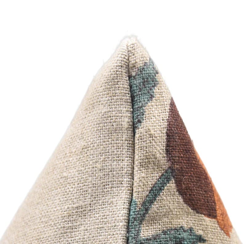 Handmade Badshah Brown Floral Pillow Cover