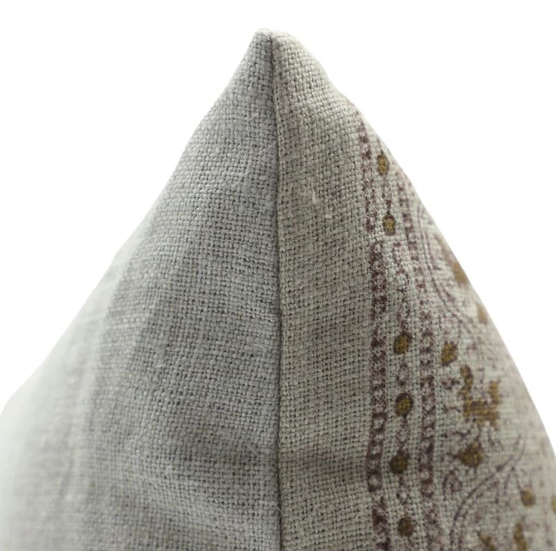 Block Printed Bela Chameli Throw Cover