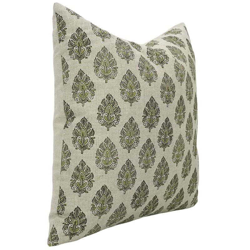 Printed bohemian pillow cover