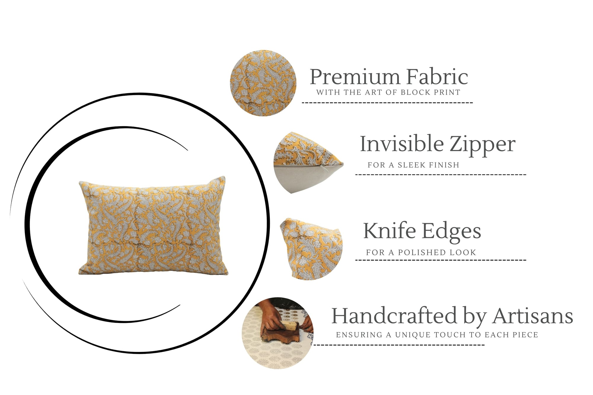 Stylish decorative pillow covers set