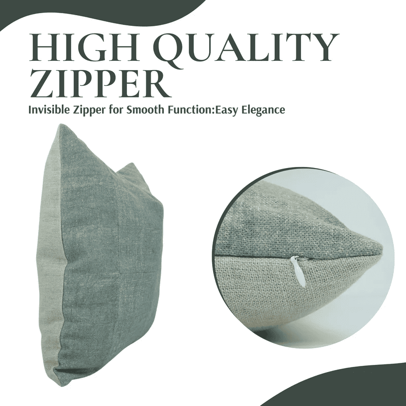 Handmade Blue Bori Linen Cushion Case