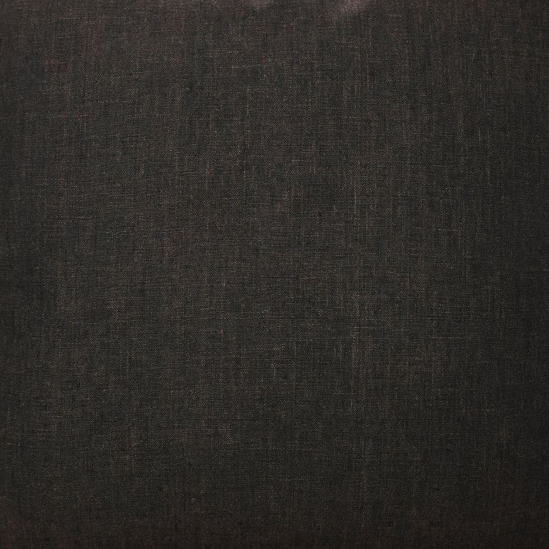 Handmade Solid Linen Brownish Cushion Case