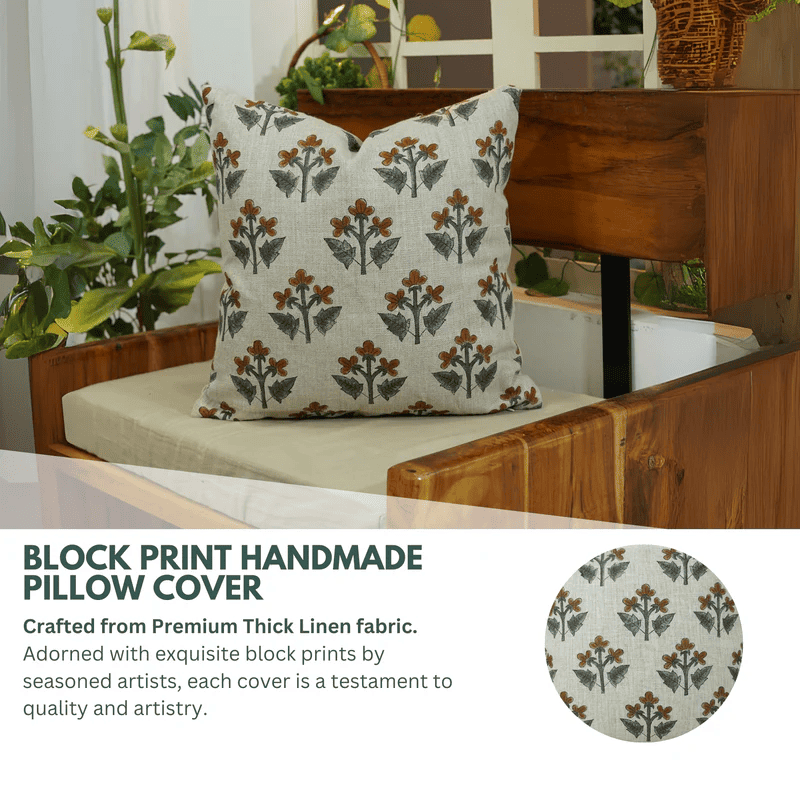 Sofa throw pillow cover with zipper