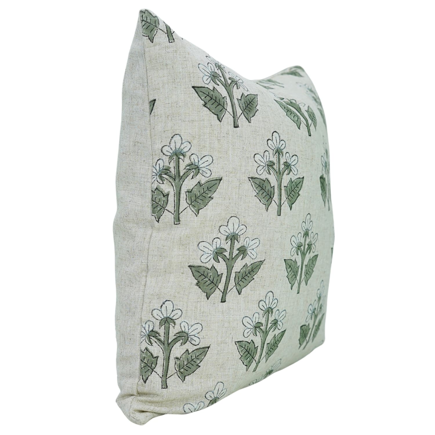 Hand Print boho decorative pillow cover