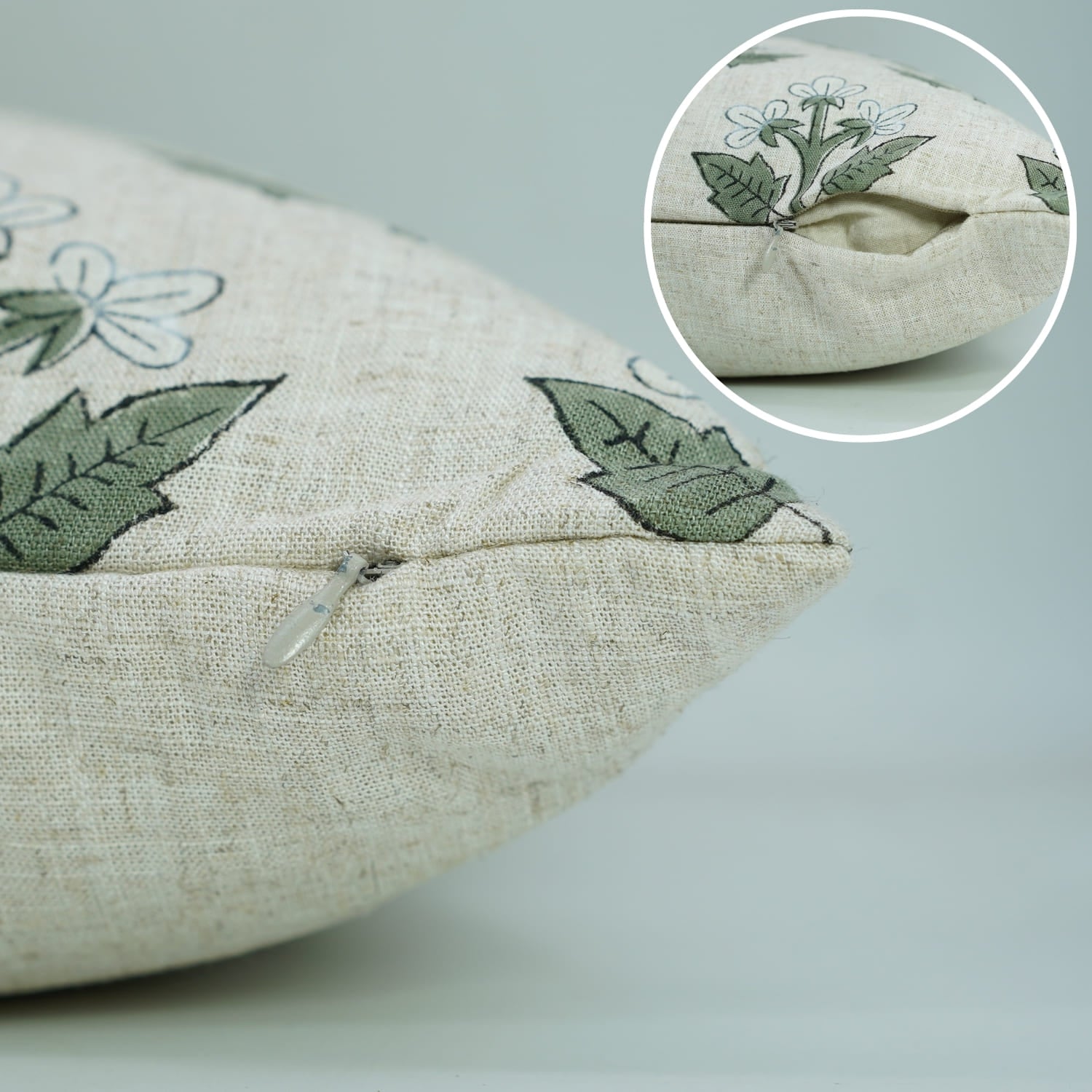 HandBlock Print boho decorative pillow cover