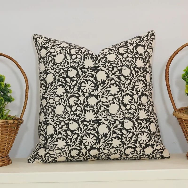 Soft linen throw pillow cover