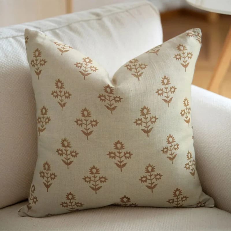 Traditional blockprint pillow case