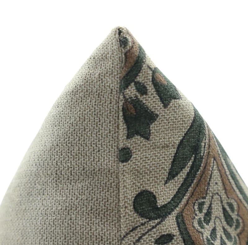 Handmade Chimni Green Pillow Cover