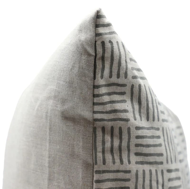 Block Print Striped Cushion Cover - Chorash