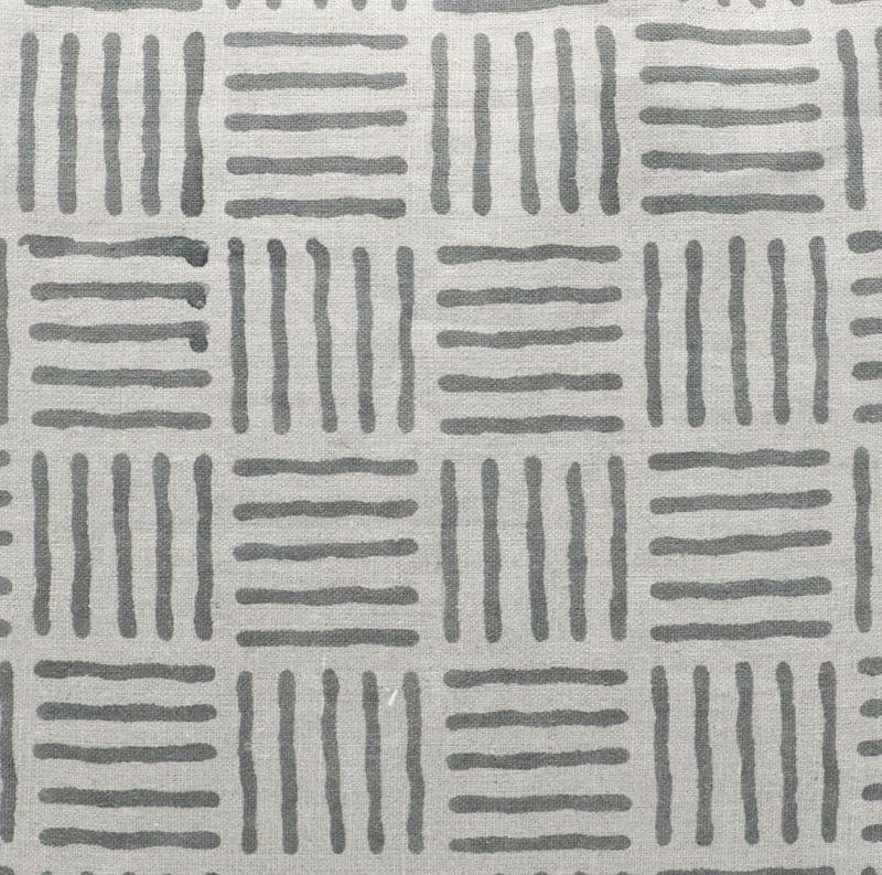 Block Print Striped Cushion Cover - Chorash