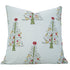 Decorative pillow with floral tree pattern
