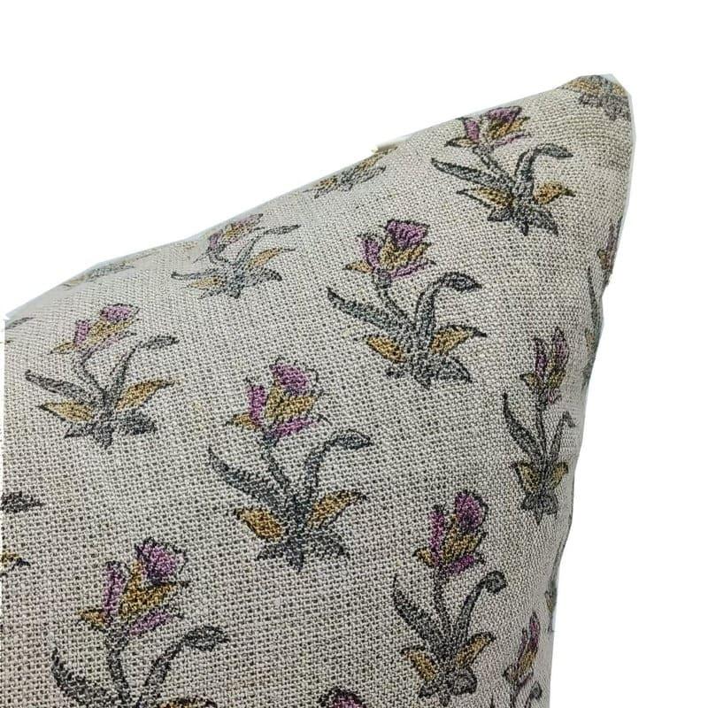 Block printed pillow cover outdoor decorative couch cushion