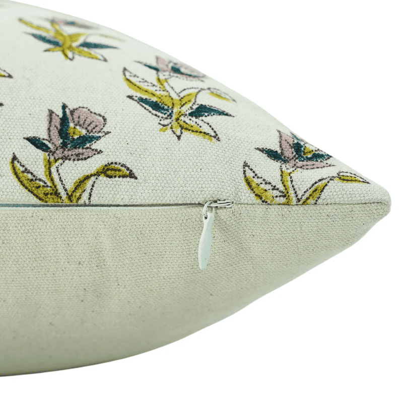 Boho chic cushion cover with fringe