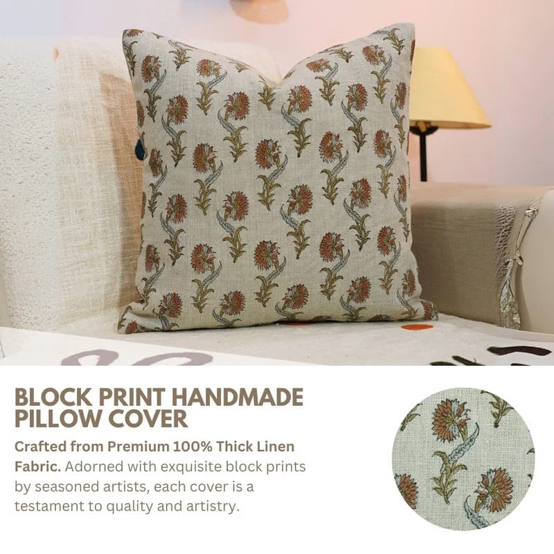 Zippered decorative pillow cover