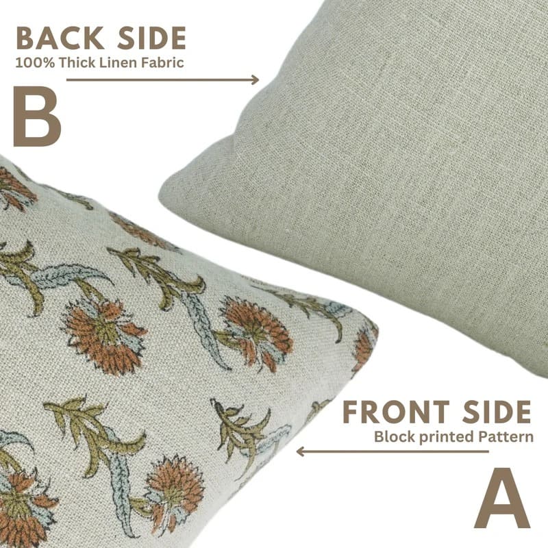 Handmade boho cushion cover