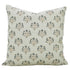 Elegant block printed pillow cover with artisan pattern