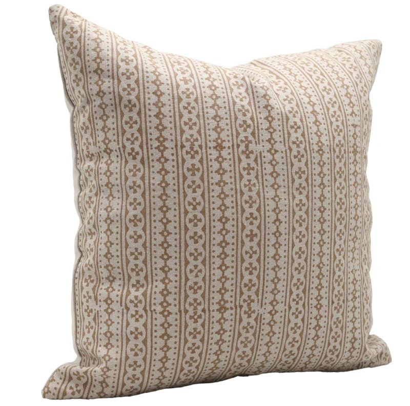Neutral boho linen pillow covers
