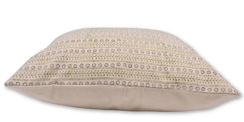 Decorative pillow with a pattern on a white background