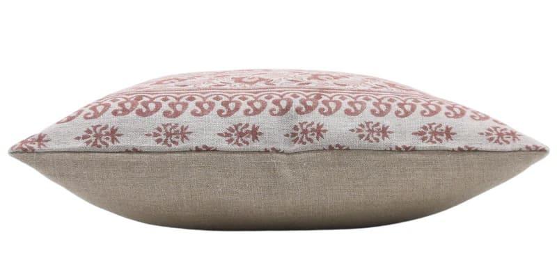Floral Bhag Handme Linen Throw Cover
