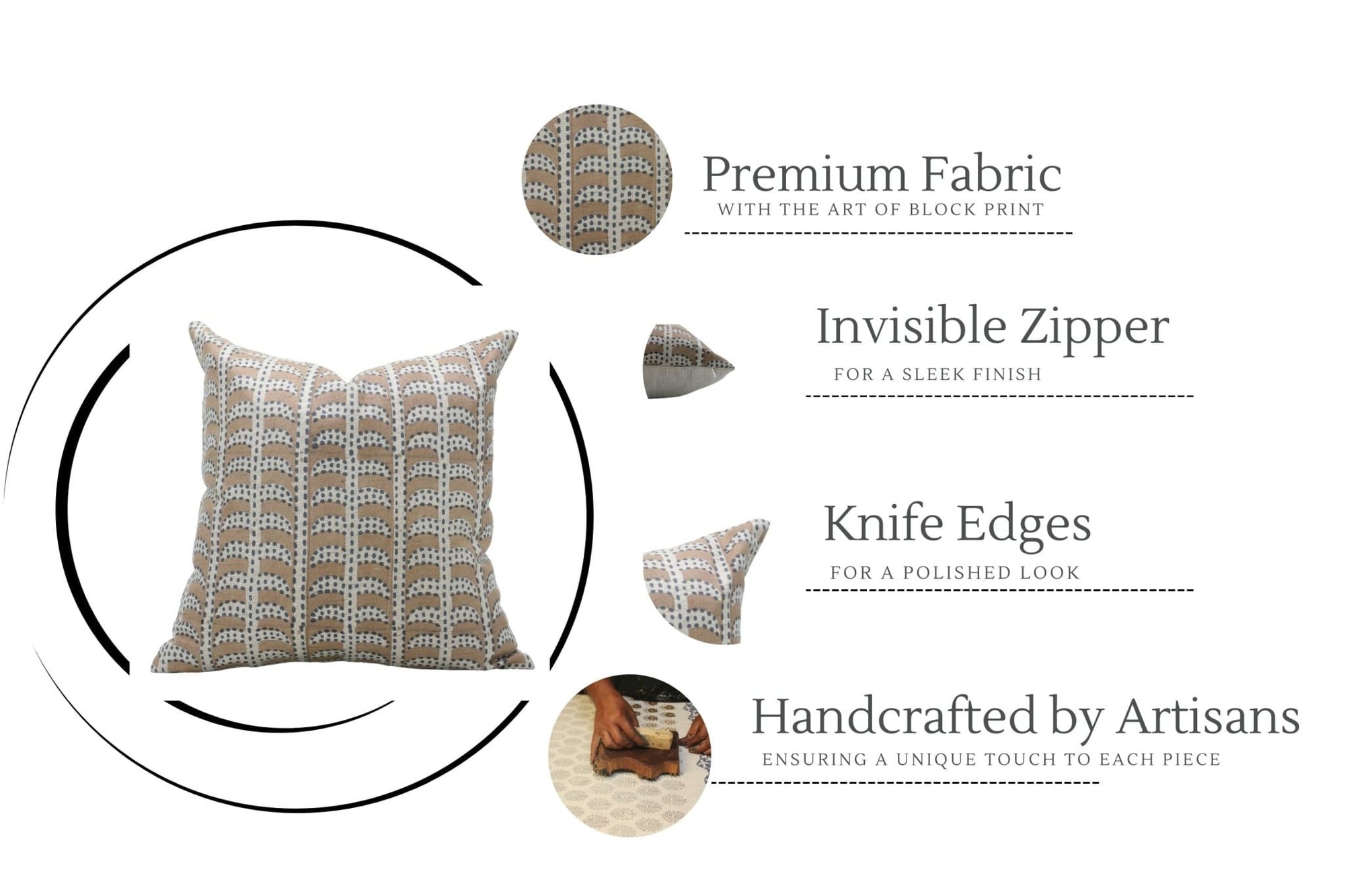 LIving Room Linen Throw Cover - Garud