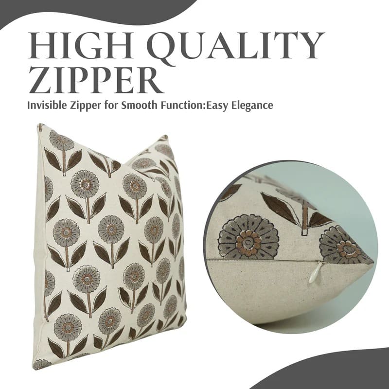 Artisan blockprint pillow cover