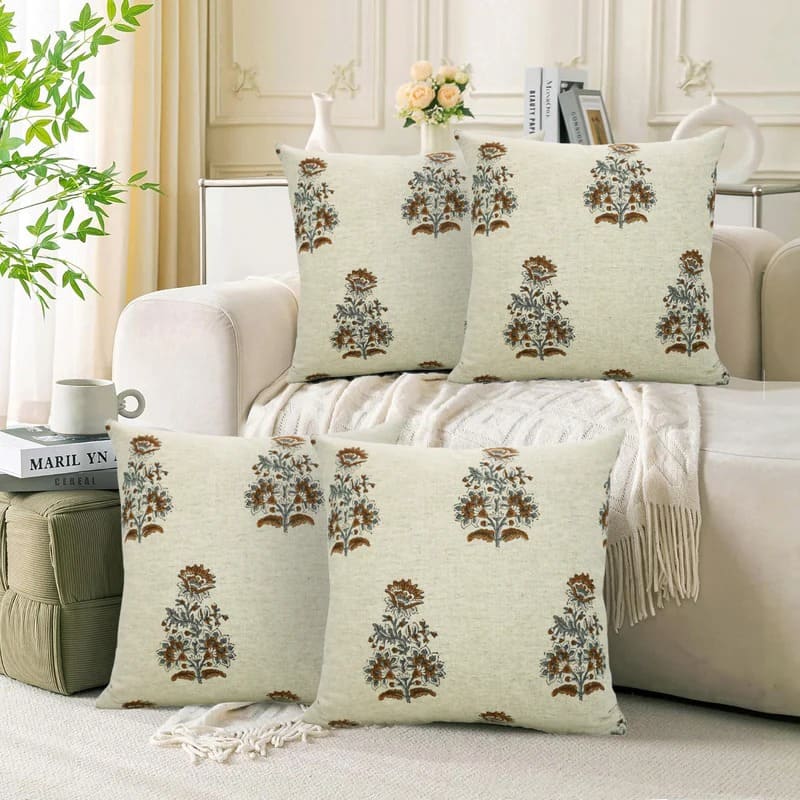 Colorful throw pillow cover