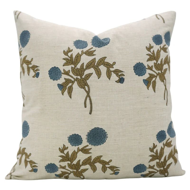Soft linen throw pillow cover