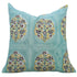 Decorative pillow with floral patterns 