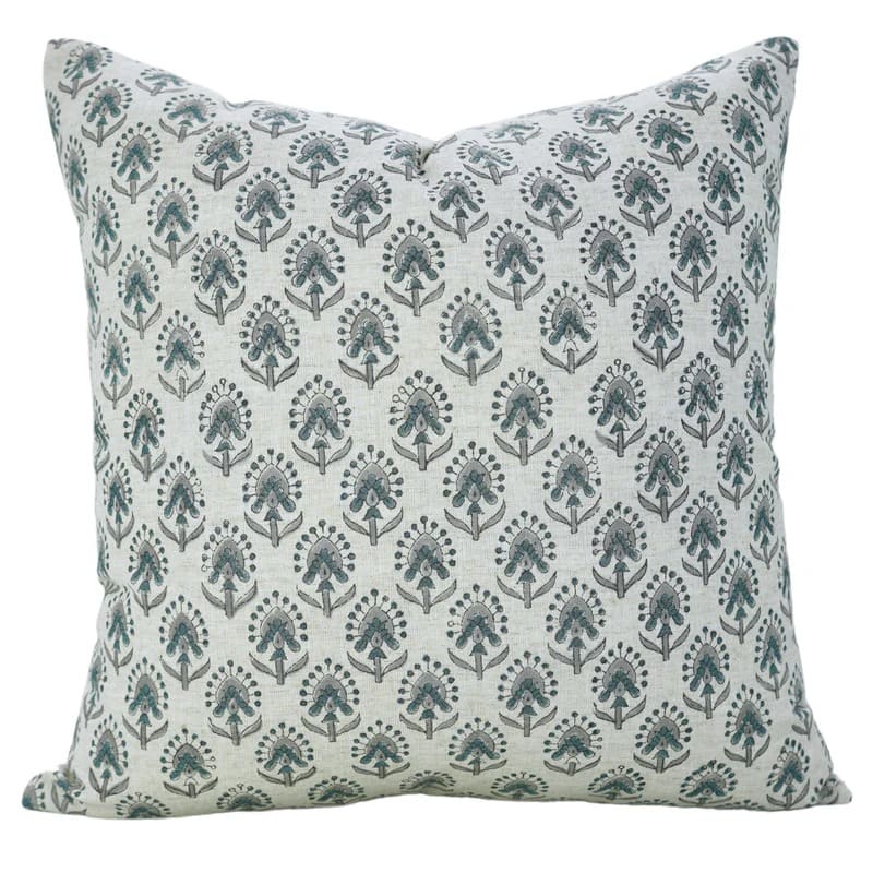 Elegant linen pillow cover for modern home decor style