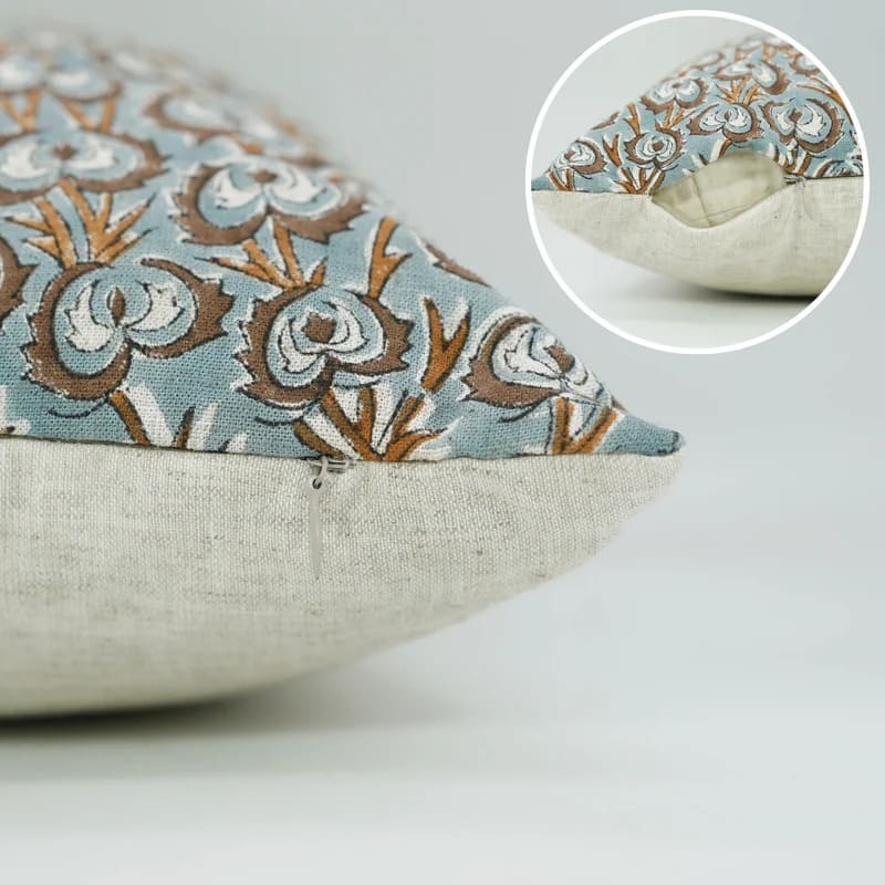 Floral pillow cover for modern home decor interiors
