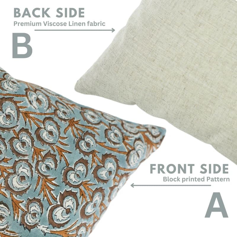 Beautiful floral pillow cover for sofa decoration style