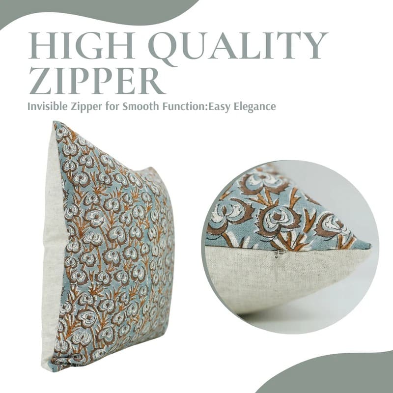 Floral pillow cover perfect for elegant home interiors