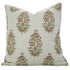 Decorative pillow with floral pattern