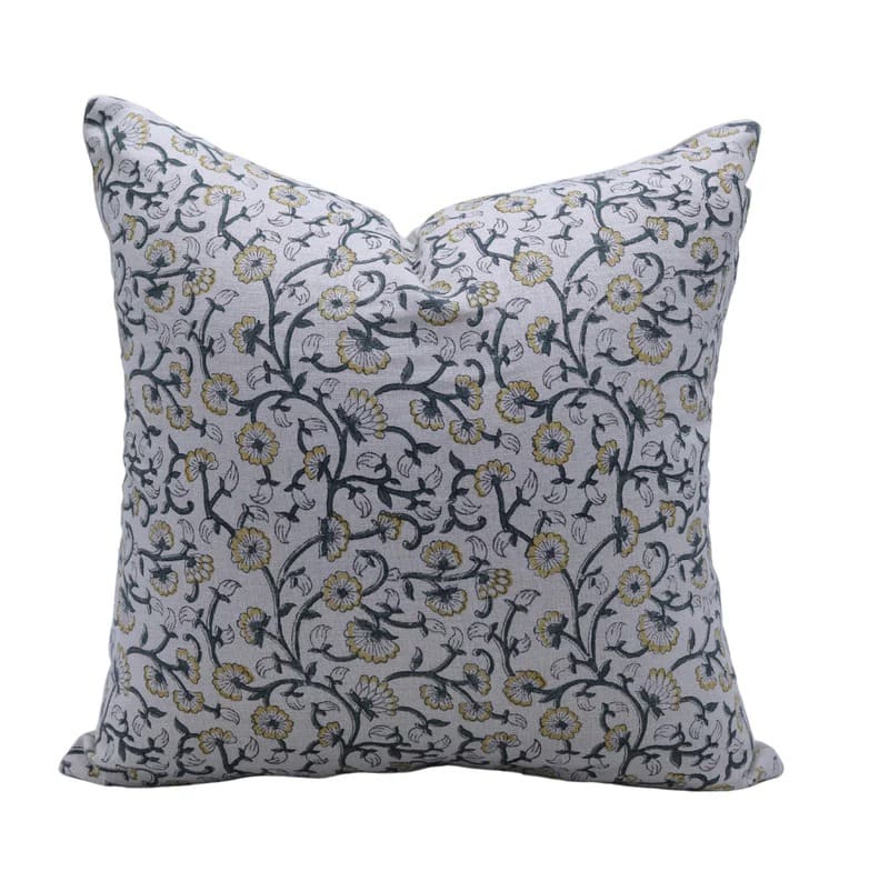 Zipper back pillow cover
