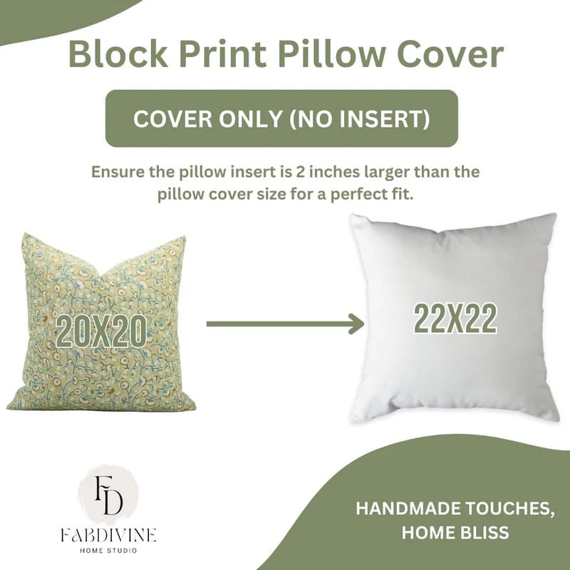 Colorful hand print pillow cover for living room style