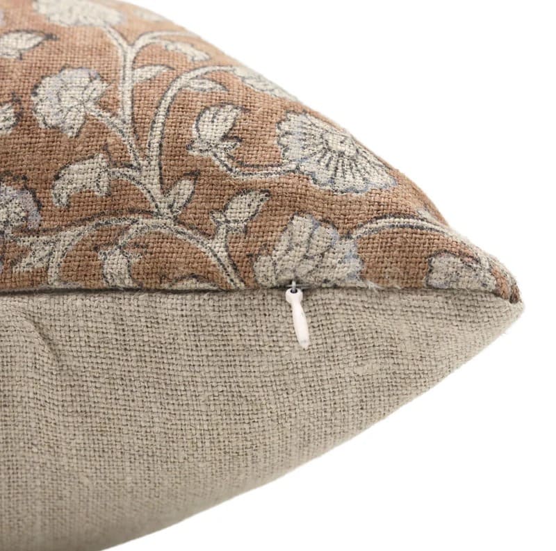 Invisible zipper cushion cover