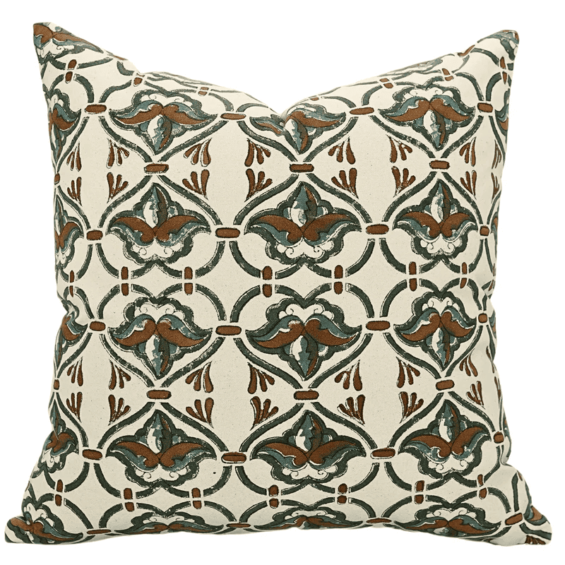 Colorful boho chic cushion cover